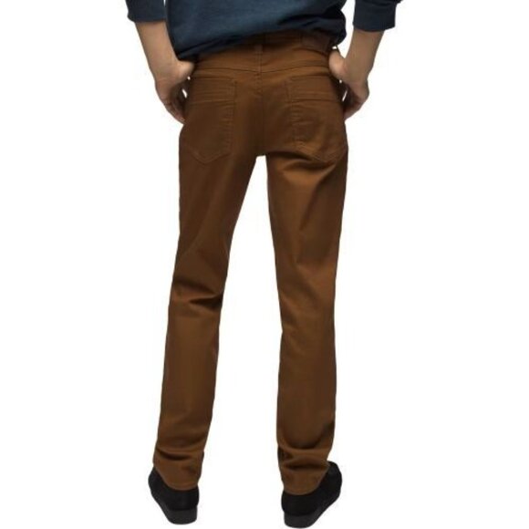 PrAna Jeans Mens 30x36 Sepia Bridger Slim Fit Straight Leg Denim 5 Pocket NWT - Picture 2 of 5